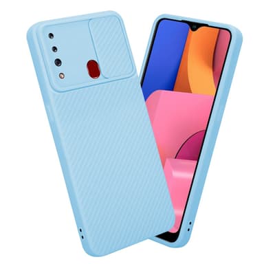 Samsung Galaxy A20s Cover Etui Case (Blå)