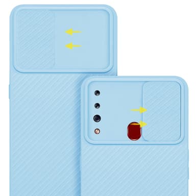 Samsung Galaxy A20s Cover Etui Case (Blå)