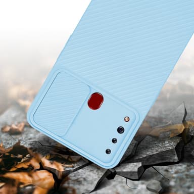 Samsung Galaxy A20s Cover Etui Case (Blå)