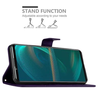 Sony Xperia 5 III Pungetui Cover Case (Lilla)