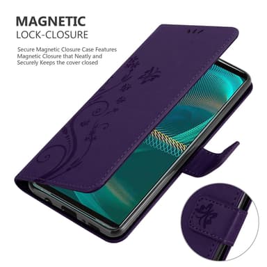 Sony Xperia 5 III Pungetui Cover Case (Lilla)