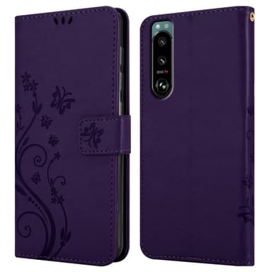 Sony Xperia 5 III Pungetui Cover Case (Lilla)