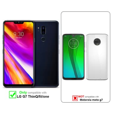 LG G7 ThinQ / FIT / ONE Cover Etui Case (Sort)