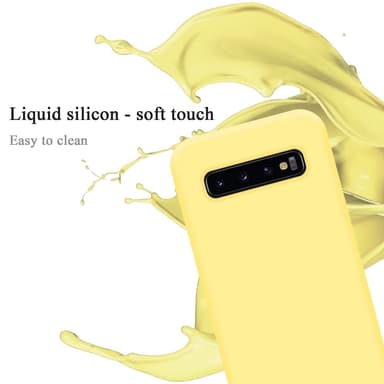 Samsung Galaxy S10 4G Cover Etui Case (Gul)