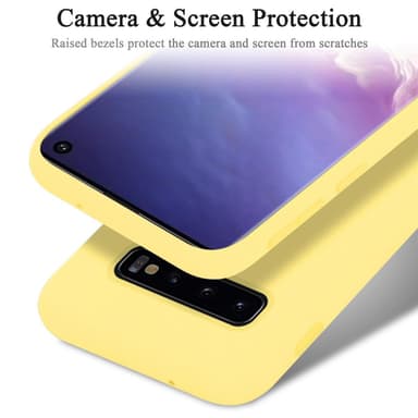 Samsung Galaxy S10 4G Cover Etui Case (Gul)