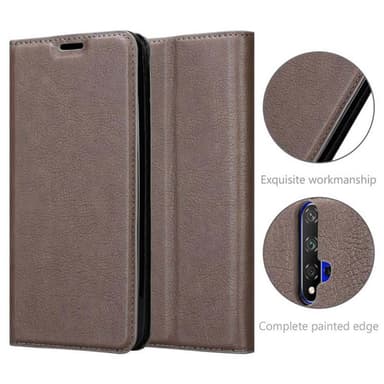 Honor 20 / 20S / Huawei NOVA 5T Cover Etui Case (Brun)