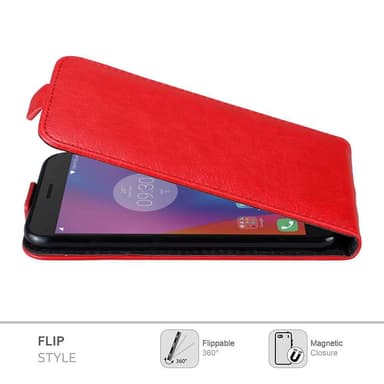 Lenovo K6 / K6 POWER Pungetui Flip Cover (Rød)