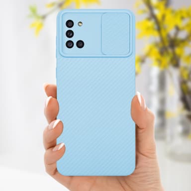 Samsung Galaxy A31 Cover Etui Case (Blå)