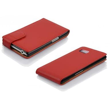 HTC Desire 600 Pungetui Flip Cover (Rød)