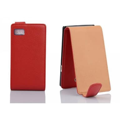 HTC Desire 600 Pungetui Flip Cover (Rød)