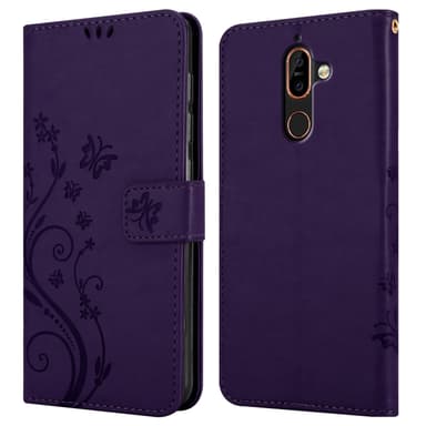 Nokia 7 PLUS Pungetui Cover Case (Lilla)