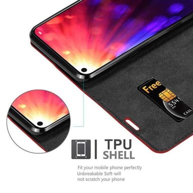 Honor View 20 Cover Etui Case (Rød)