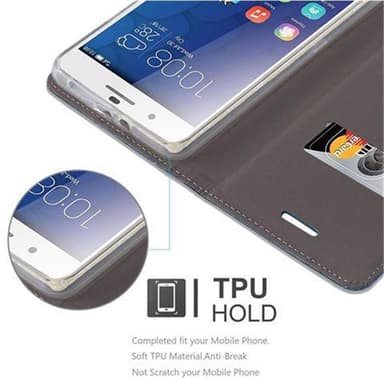 Honor 6 PLUS Pungetui Cover Case (Blå)