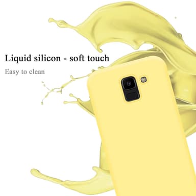 Samsung Galaxy J6 2018 Cover Etui Case (Gul)