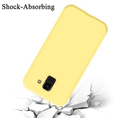 Samsung Galaxy J6 2018 Cover Etui Case (Gul)