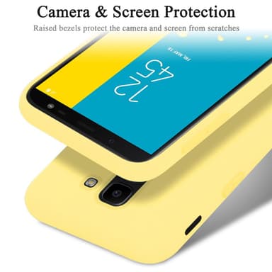 Samsung Galaxy J6 2018 Cover Etui Case (Gul)