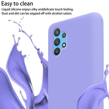 Samsung Galaxy A32 5G Etui Cover Kæde (Lilla)