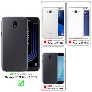 Samsung Galaxy J7 2017 Pungetui Cover (Sort)