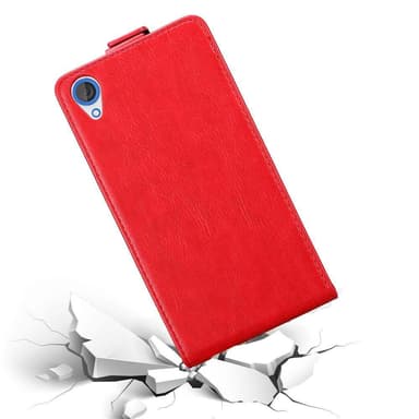 HTC Desire 820 Pungetui Flip Cover (Rød)