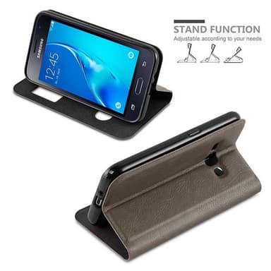 Pungetui Samsung Galaxy J1 2015 Cover Case (Brun)