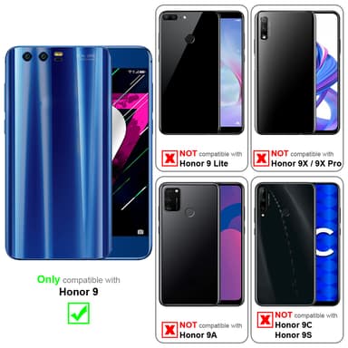 Cover Honor 9 Etui Case (Rød)