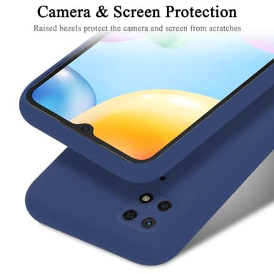 Xiaomi RedMi 10C / POCO C40 Cover Etui Case (Blå)