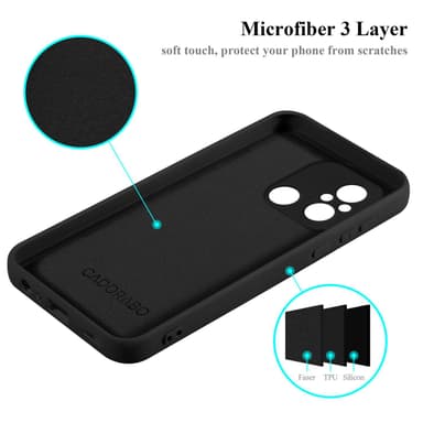 Redmi 12C Cover Etui Case (Sort)