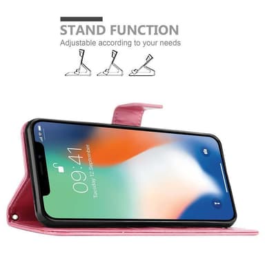 iPhone XS MAX Pungetui Cover Case (Lyserød)