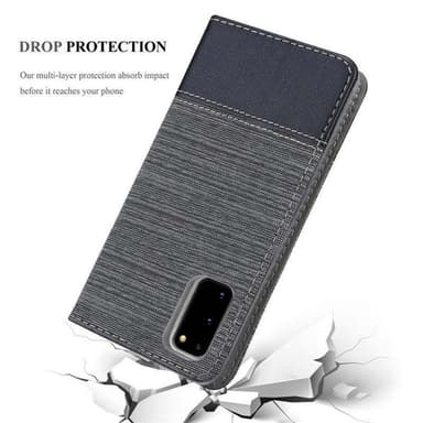 Samsung Galaxy A51 4G / M40s Pungetui Cover Case (Grå)