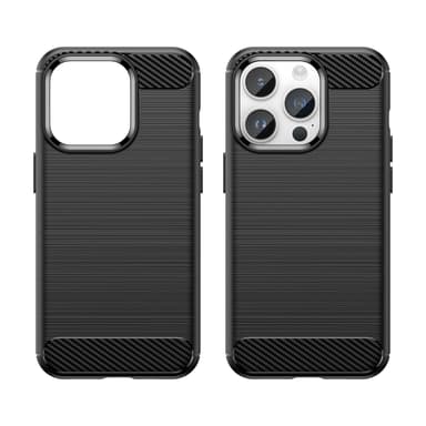 iPhone 14 PRO Cover TPU Etui (Sort)