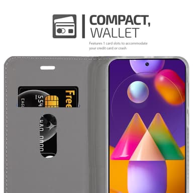 Samsung Galaxy M31s Pungetui Cover Case (Blå)