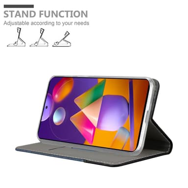Samsung Galaxy M31s Pungetui Cover Case (Blå)