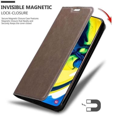 Samsung Galaxy A80 / A90 4G Cover Etui Case (Brun)