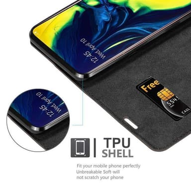 Samsung Galaxy A80 / A90 4G Cover Etui Case (Brun)