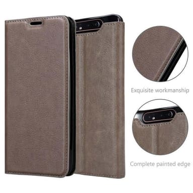 Samsung Galaxy A80 / A90 4G Cover Etui Case (Brun)