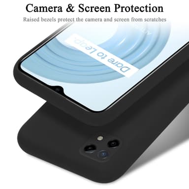 Realme C21 Cover Etui Case (Sort)