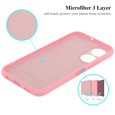Honor X7 Cover Etui Case (Lyserød)