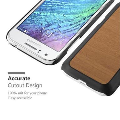 Samsung Galaxy J1 2015 Etui Case Cover (Brun)