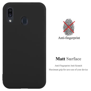Cover Samsung Galaxy A20 / A30 / M10s Etui Case (Sort)