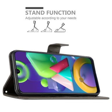 Samsung Galaxy M31 Pungetui Cover Case (Grå)