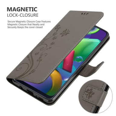 Samsung Galaxy M31 Pungetui Cover Case (Grå)