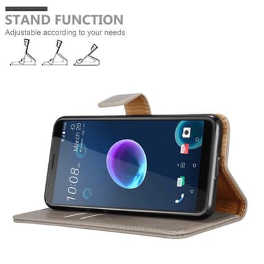 Cover HTC Desire 12 Etui Case (Brun)