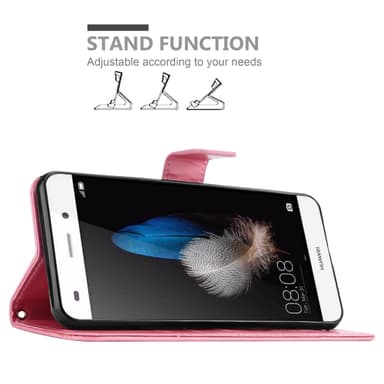 Huawei P8 LITE 2015 Pungetui Cover Case (Lyserød)