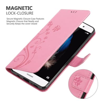 Huawei P8 LITE 2015 Pungetui Cover Case (Lyserød)