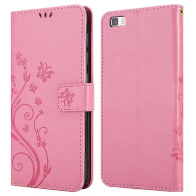 Huawei P8 LITE 2015 Pungetui Cover Case (Lyserød)
