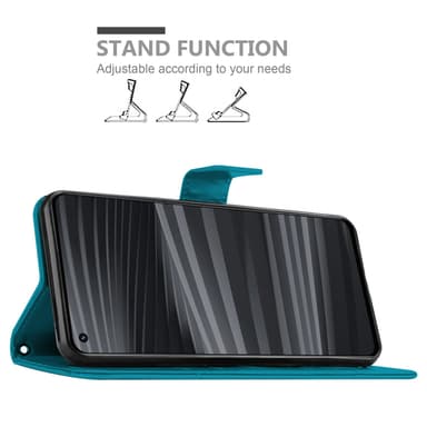 Realme GT 2 / GT Neo 2 Pungetui Cover Case (Blå)
