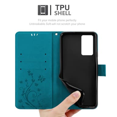 Realme GT 2 / GT Neo 2 Pungetui Cover Case (Blå)