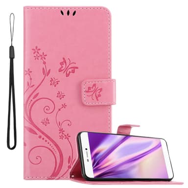 Huawei P8 Pungetui Cover Case (Lyserød)