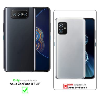 Asus ZenFone 8 FLIP Cover Etui Case (Rød)