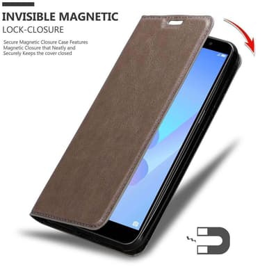 Huawei Y6 PRIME Cover Etui Case (Brun)
